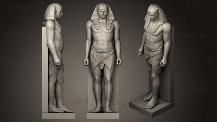 Egyptian statues and reliefs (STKE_0035) 3D model for CNC machine
